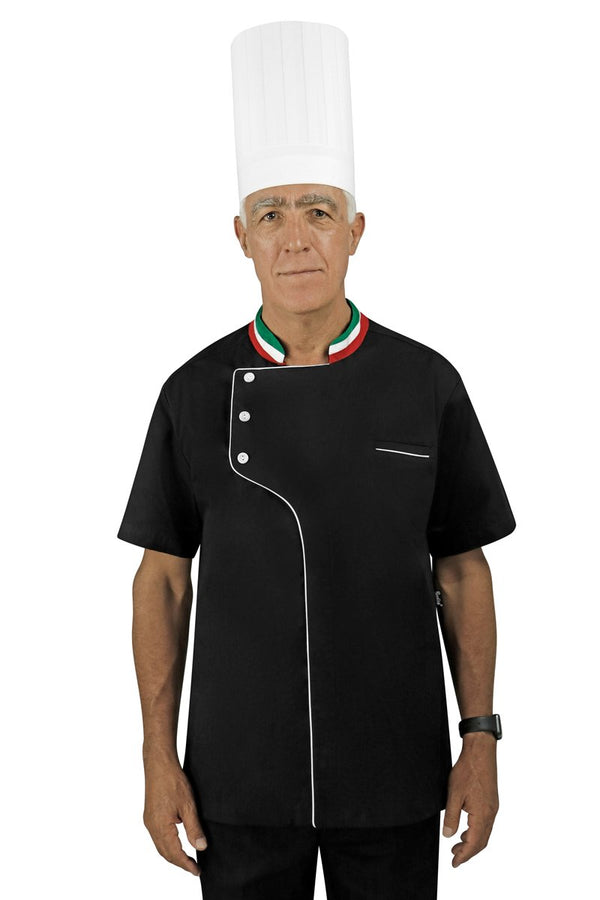 Europe Chef Coat Three-color Collar
