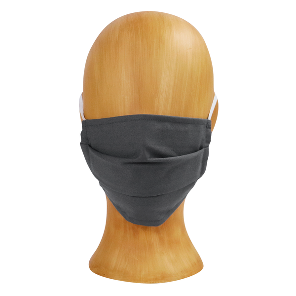 Gray Washable and Reusable Cloth Face Mask (5-Pack) - PermaChef USA 