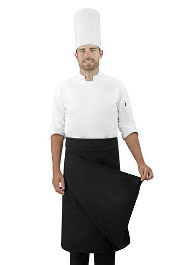 Four-Way Chef Apron with Waistband - PermaChef USA 