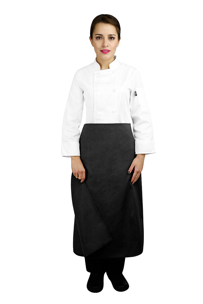 Four-Way Chef Apron without Waistband - PermaChef USA 