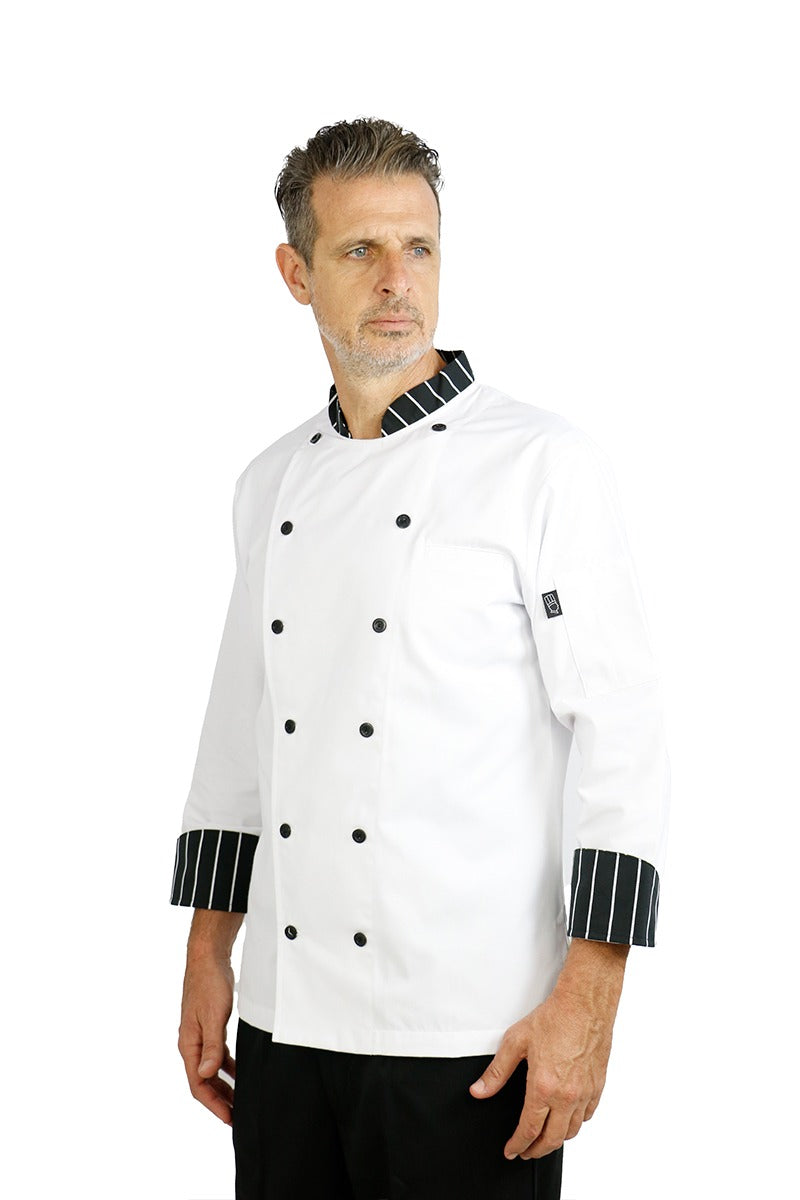 Men´s Stripes Classic Chef Coat