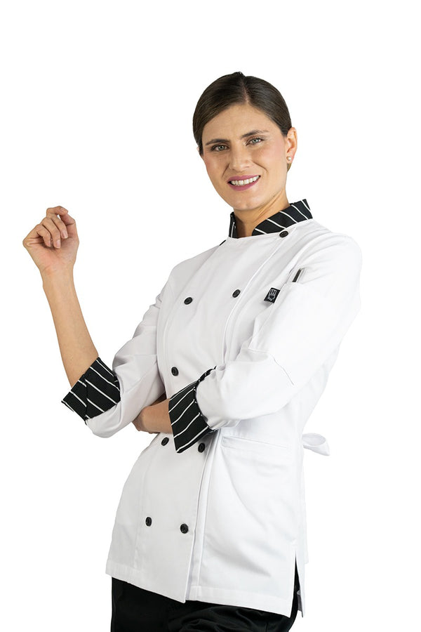 Women´s Stripes Classic Chef Coat